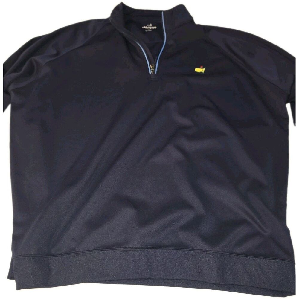 Masters Tech Golf Navy Blue Quarter Zip Pullover Size 3xl